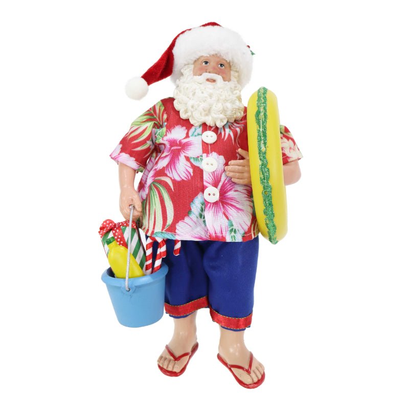 Collectible Summer Holiday Santa 26Cm