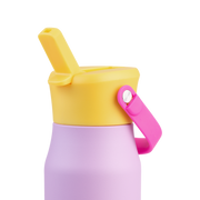 Oasis Stainless Steel Double Wall Insulated JNR Drink Bottle with Sipper 400ml Bubblegum Pink image 7 – thumbnail