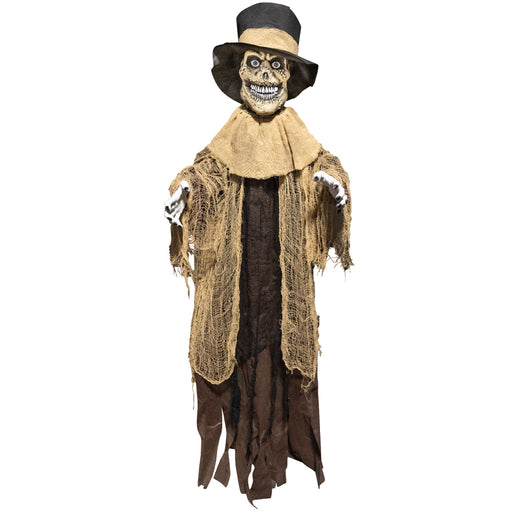 Hanging Grim Reaper Halloween animatronic decoration