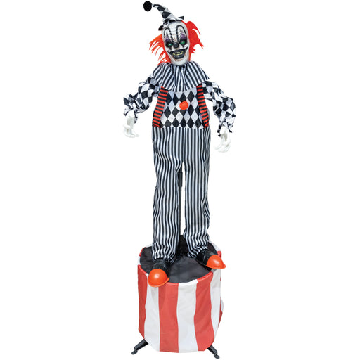Clown on stage Halloween animatronic decoration
