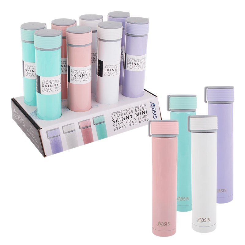 Small pastel insulated water bottle 250ml