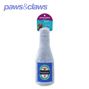 Furry Beer Bottle Plush 3 Asstd 22x8cm