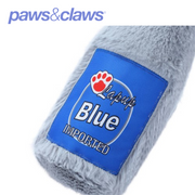Furry Beer Bottle Plush 3 Asstd 22x8cm