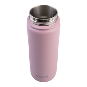 Oasis Challenger Stainless Steel Double Wall Insulated Drink Bottle Quick Release lid 550ml Blush image 5 – thumbnail