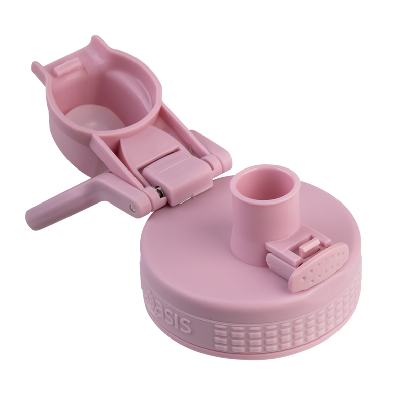 Oasis Challenger Stainless Steel Double Wall Insulated Drink Bottle Quick Release lid 550ml Blush image 9