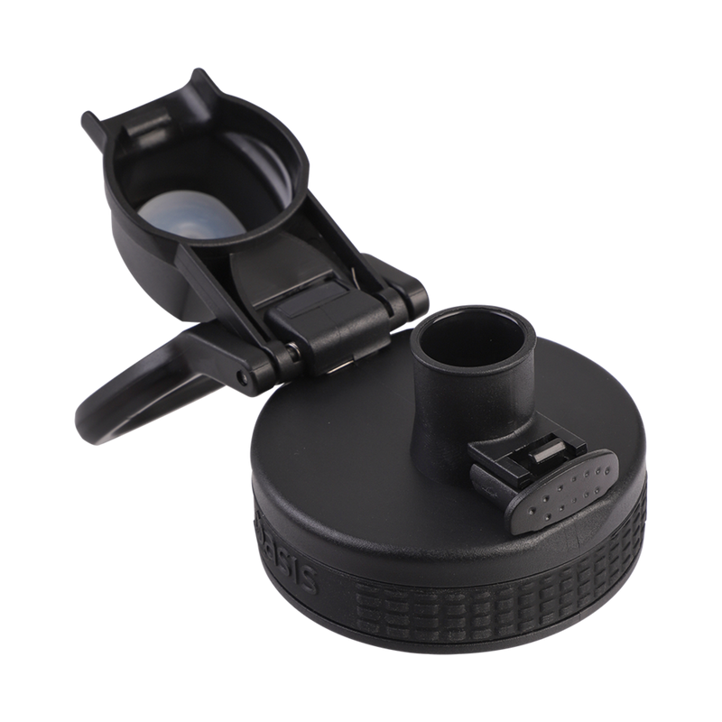 Oasis Challenger Stainless Steel Double Wall Insulated Drink Bottle Quick Release lid 550ml Black image 9