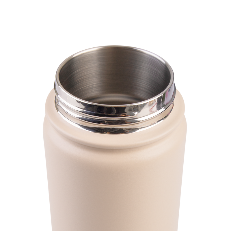 Oasis Challenger Stainless Steel Double Wall Insulated Drink Bottle Quick Release lid 550ml Oat image 6