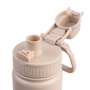 Oasis Challenger Stainless Steel Double Wall Insulated Drink Bottle Quick Release lid 550ml Oat image 8 – thumbnail