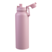 Oasis Challenger Stainless Steel Double Wall Insulated Drink Bottle Quick Release lid - 1 Litre Blush image 2 – thumbnail