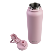 Oasis Challenger Stainless Steel Double Wall Insulated Drink Bottle Quick Release lid - 1 Litre Blush image 4 – thumbnail