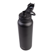 Oasis Challenger Stainless Steel Double Wall Insulated Drink Bottle Quick Release lid - 1 Litre Black image 3 – thumbnail