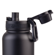 Oasis Challenger Stainless Steel Double Wall Insulated Drink Bottle Quick Release lid - 1 Litre Black image 7 – thumbnail