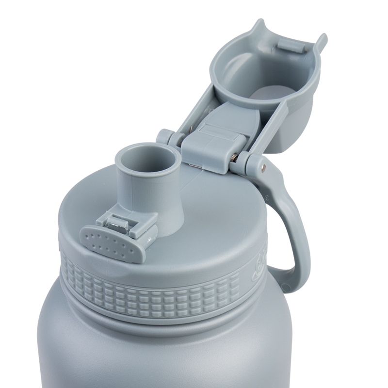 Oasis Challenger Stainless Steel Double Wall Insulated Drink Bottle Quick Release lid - 1 Litre Hazy Blue image 8