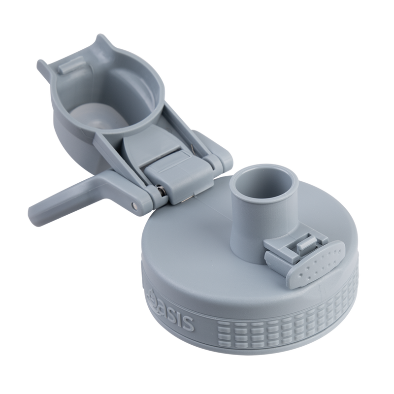 Oasis Challenger Stainless Steel Double Wall Insulated Drink Bottle Quick Release lid - 1 Litre Hazy Blue image 9