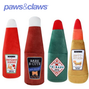 Plush Mustard Bottle 20x8cm