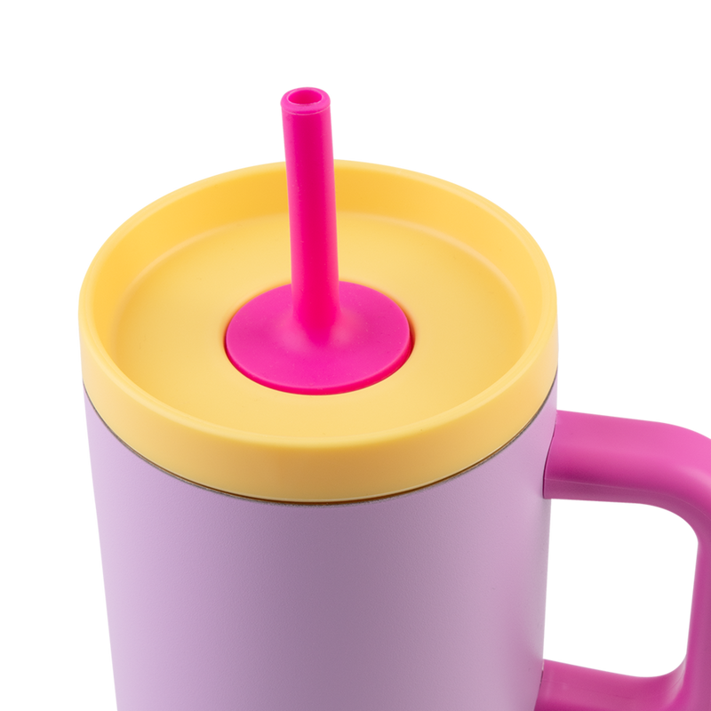 Oasis Stainless Steel Double Wall Insulated JNR Commuter Travel Tumbler 700ml Bubblegum Pink image 11