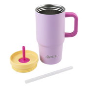 Oasis Stainless Steel Double Wall Insulated JNR Commuter Travel Tumbler 700ml Bubblegum Pink image 5 – thumbnail