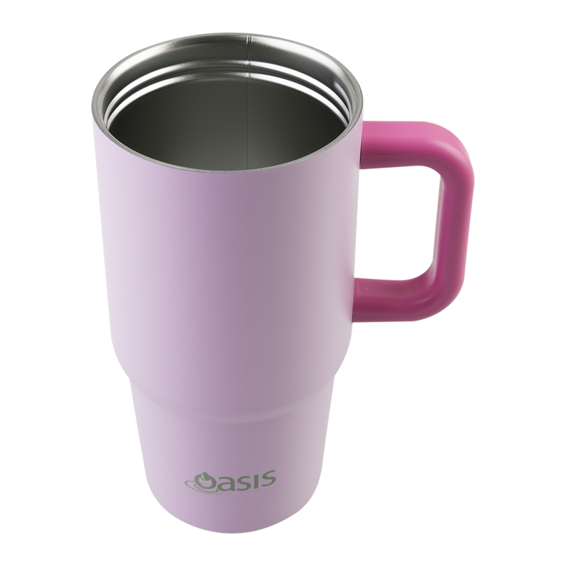 Oasis Stainless Steel Double Wall Insulated JNR Commuter Travel Tumbler 700ml Bubblegum Pink image 6