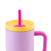 Oasis Stainless Steel Double Wall Insulated JNR Commuter Travel Tumbler 700ml Bubblegum Pink image 7 – thumbnail