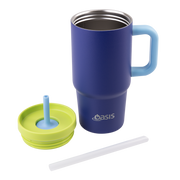 Oasis Stainless Steel Double Wall Insulated JNR Commuter Travel Tumbler 700ml Peacock Blue image 5 – thumbnail