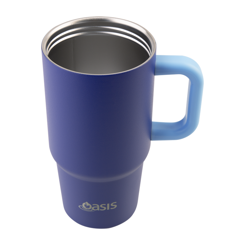 Oasis Stainless Steel Double Wall Insulated JNR Commuter Travel Tumbler 700ml Peacock Blue image 6