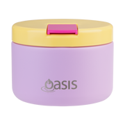 Pink insulated food jar for kids 300ml – thumbnail