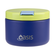 Blue insulated food jar for kids 300ml – thumbnail