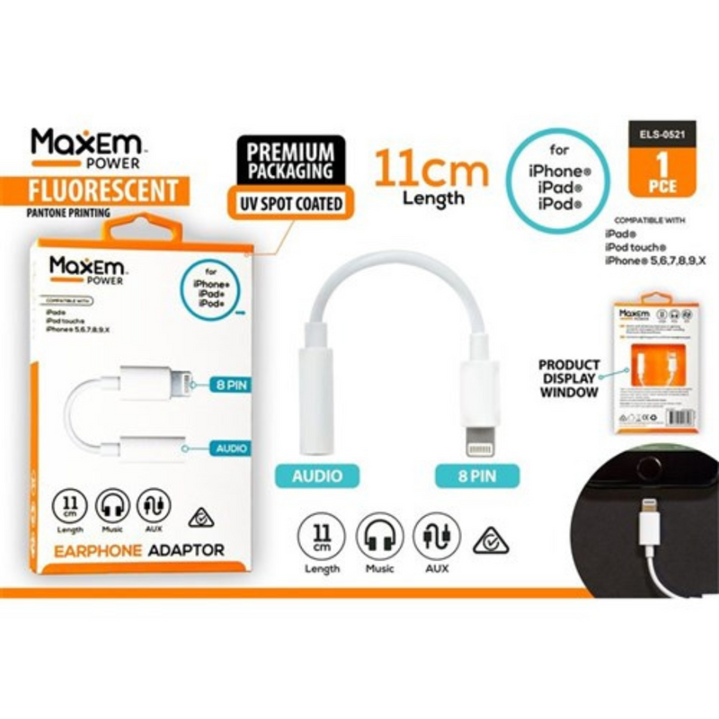 Ronis 8 Pin to 3.5mm Headphone Adaptor