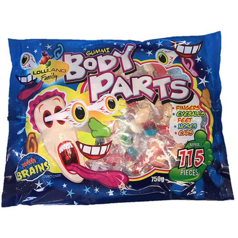 Body Parts 100pk 600g