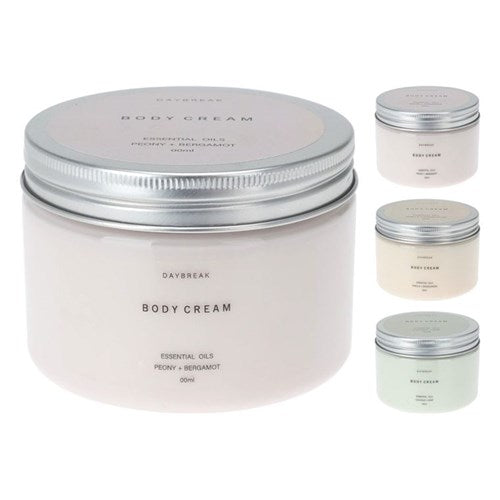300ml jar of rich body moisturiser in three assorted fragrances