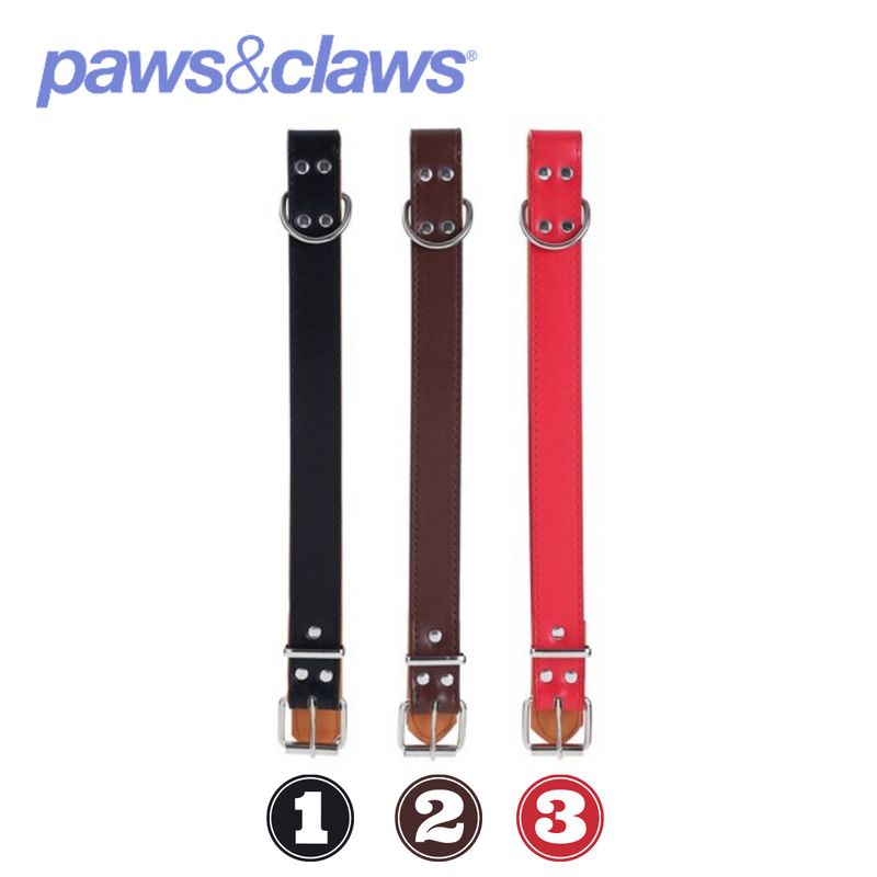 Premium Original Dog Collar Padded X-Lge 3 Asstd 52-65x3cm