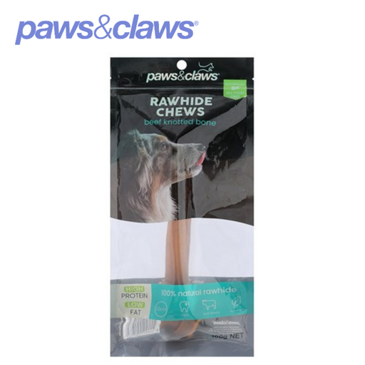 Beef Rawhide Knotted Bone 100g 23cm