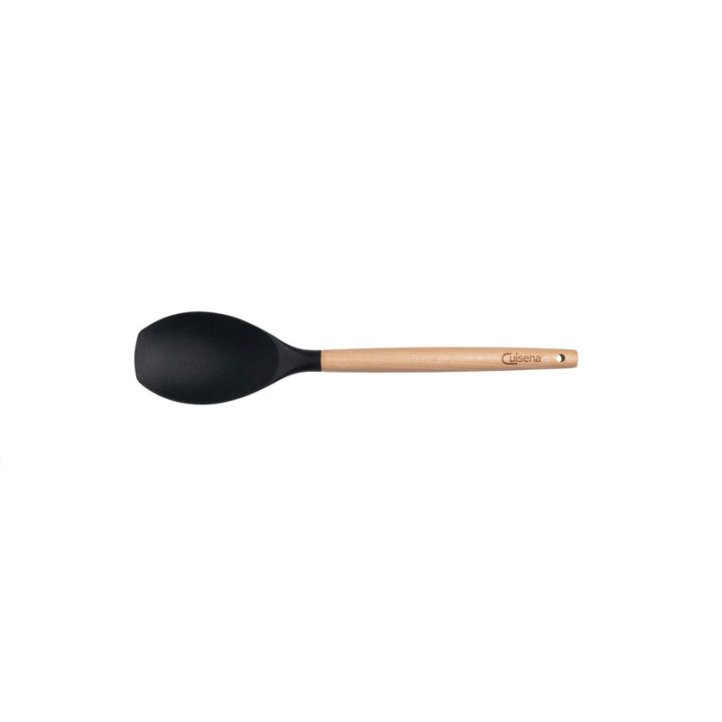Cuisena beech wood spoonula hybrid utensil
