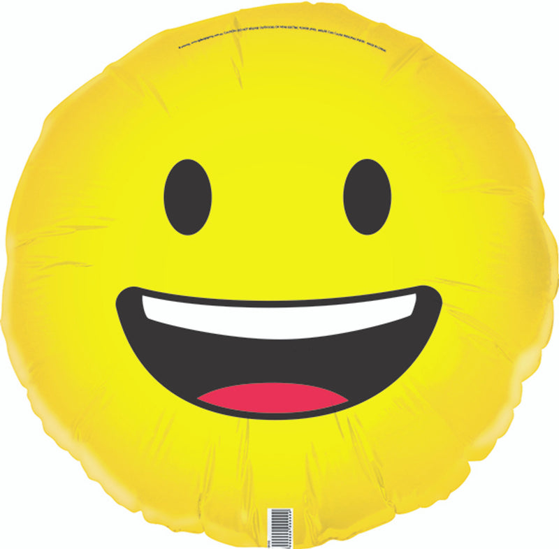Foil Balloon Smiley Face 45cm