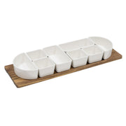 Medium modular serving tray with removable sections