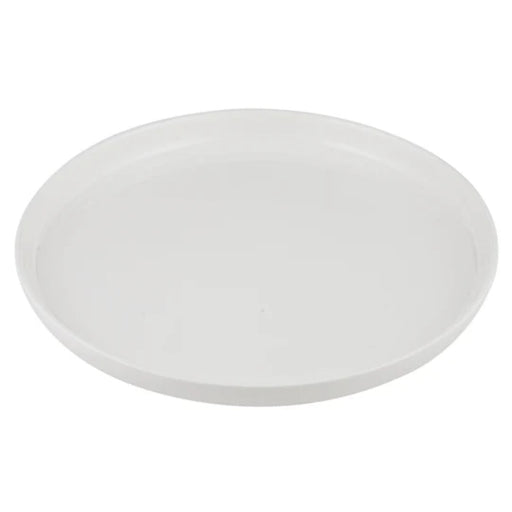 30 cm round serving platter styled with canapés