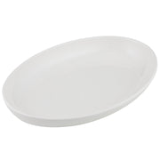 35 cm oval serving bowl with salad on table