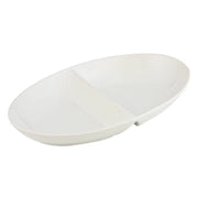 Large 35 cm divided bowl filled with snacks