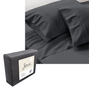 KB 1200TC Cotton Rich Sheet Set Charcoal