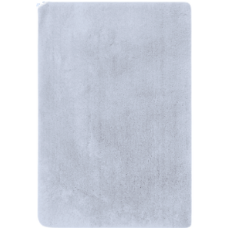 Bath Mat Microfibre Jeena Solid 2000GSM 60x90cm Silver