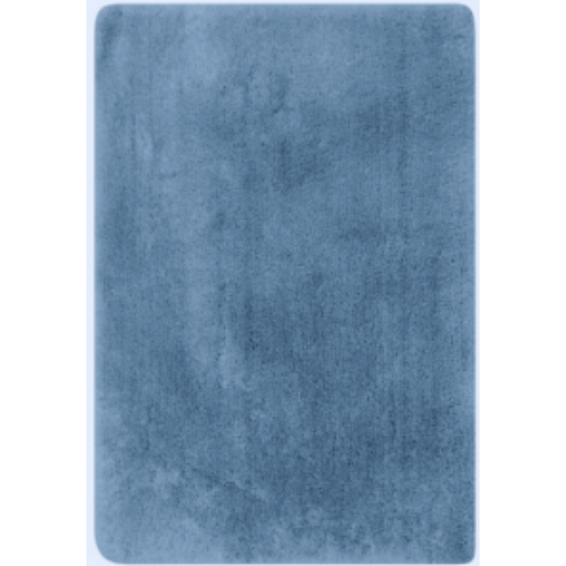 Bath Mat Microfibre Jeena Solid 2000GSM 60x90cm Blue