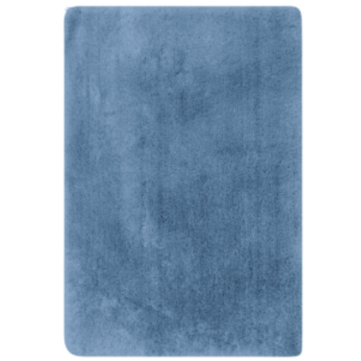 Bath Mat Microfibre Jeena Solid 2000GSM 60x120cm Blue