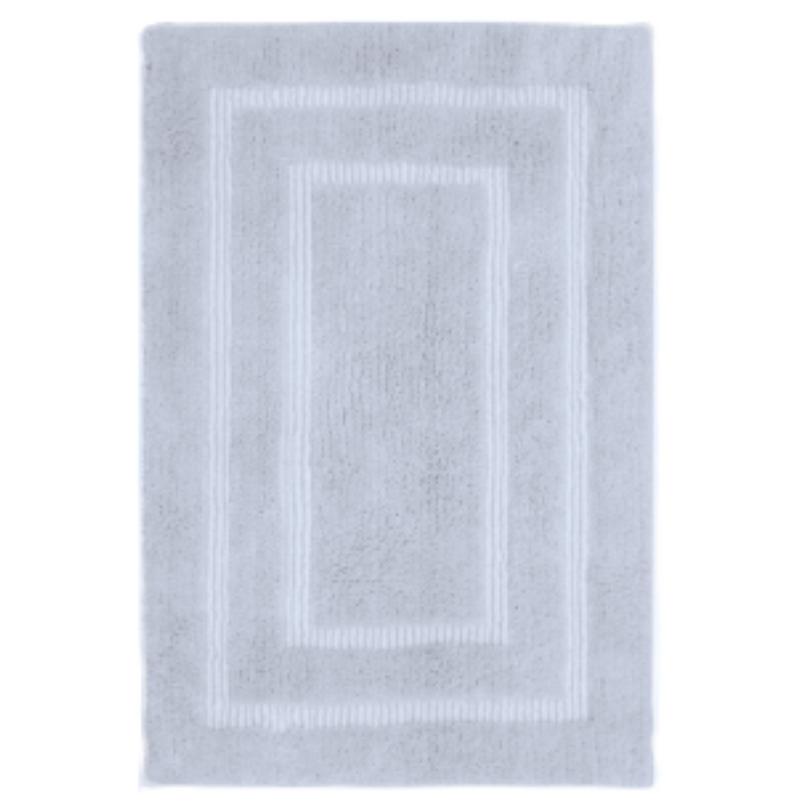 Bath Mat Microfibre Doris Tracetrack 1600GSM 50x80cm Silver