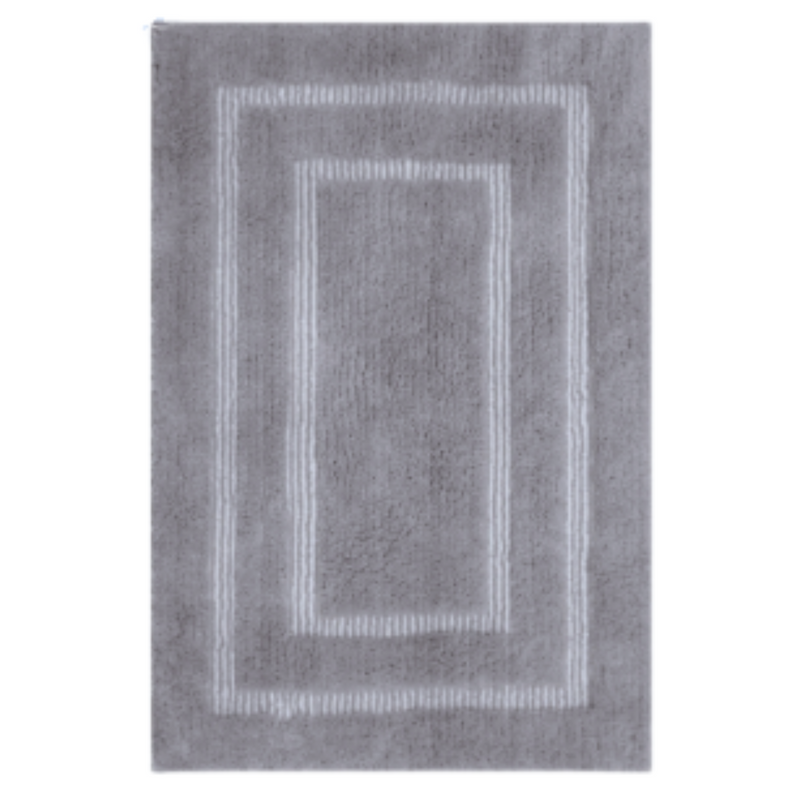Bath Mat Microfibre Doris Tracetrack 1600GSM 50x80cm Grey