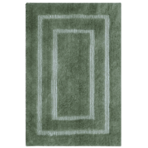 Bath Mat Microfibre Doris Tracetrack 1600GSM 50x80cm Green