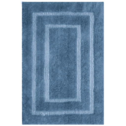 Bath Mat Microfibre Doris Tracetrack 1600GSM 50x80cm Blue