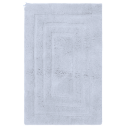 Bath Mat Microfibre Hurley Tracetrack 1600GSM 50x80cm Silver