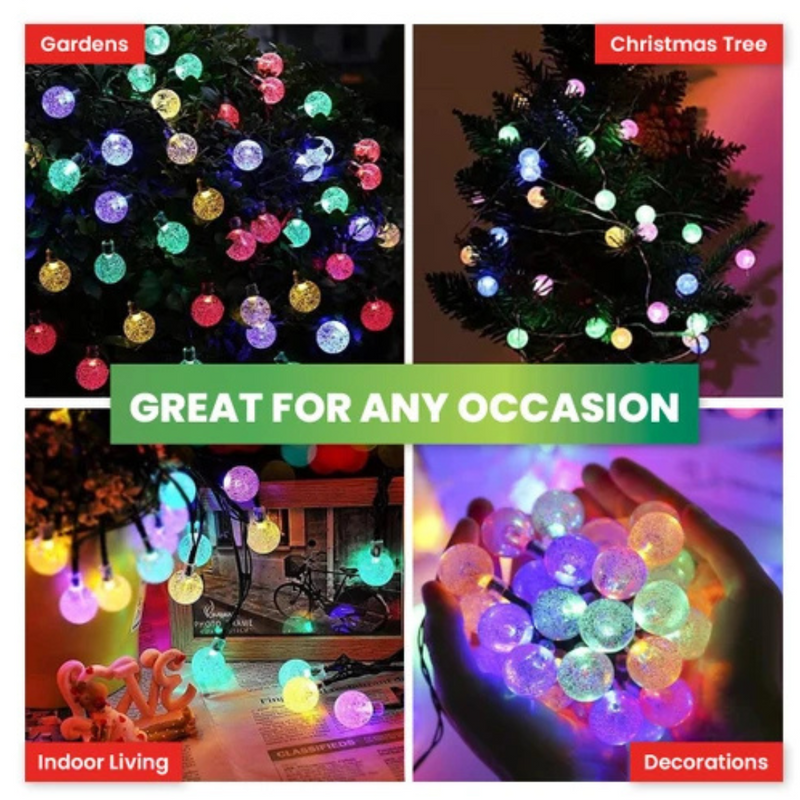 Fairy String Light Solar Ball Bubble 20 LED