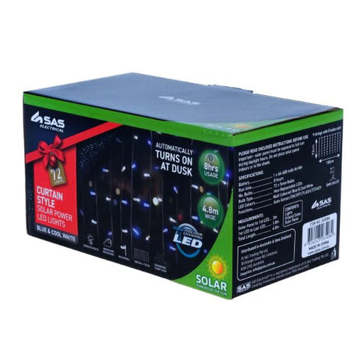 Curtain Light Solar 72 LED 72cm x 180cm