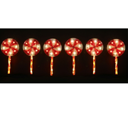 Jumbo Lollipop Path Lights 6pk Flash